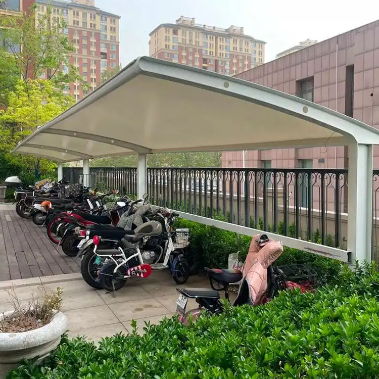 唐山膜结构电动车棚